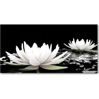 Obraz Ochranný panel Lekníny 140x70 cm + LEPIDLO