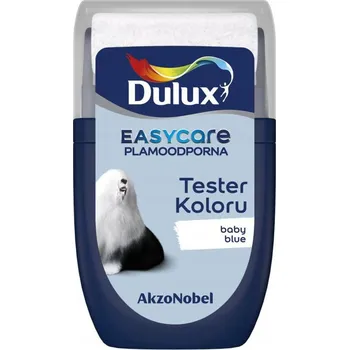 barva na zeď Dulux latexová Barva na zeď 0,03 l světle modrá matná