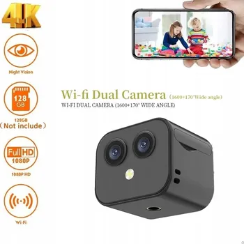 IP kamera KAMERA 170° 4K WIFI S BATERIÍ A NÁHLEDEM NA TELEFONU