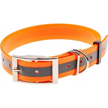Obojek pro psa Obojek 20mm REFLEXNÍ Biothane 27-41 cm S/M