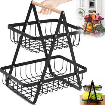 Obraz Kovový koš na ovoce černý