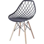 Jídelní židle DRIMAR, černá/buk + vyzvednutí ZDARMA