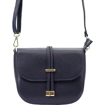 Kabelka Kožená crossbody kabelka Luka 20-028 DL modrá