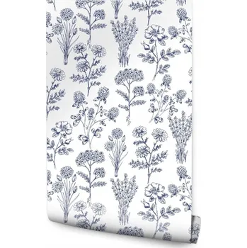 Fototapeta Tapeta květiny polní rostliny listy do ložnice