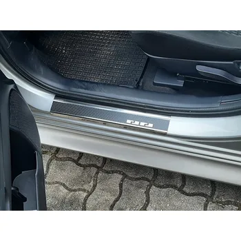 Tuning Prahové lišty Mitsubishi Lancer 2008-2017 • nerez s karbonem • Alu-Frost