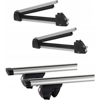 Příčník na automobil Střešní nosič 120 cm se zámkem pro 3 páry lyží / 2 snowboardy pro Suzuki XL7 1998-2010