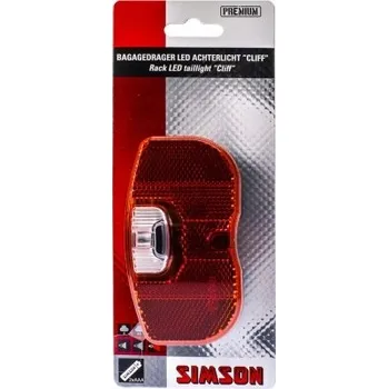 Cyklosvítilna Zadní světlo na kolo Simson Cliff na baterie