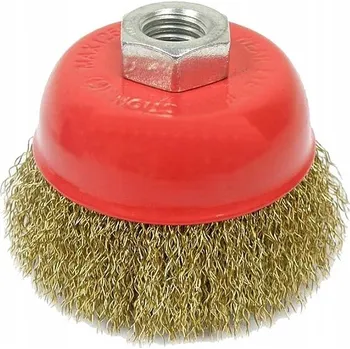 Drátěný kartáč KOTOUČOVÝ DRÁTĚNÝ KARTÁČ ČELNÍ M14 ZVLNĚNÝ 125 MM