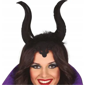 Karnevalový doplněk Čelenka rohy Fiestas Guirca GU24642 černá