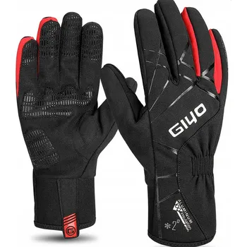 Cyklistické rukavice GIYO Dlouhé Cyklistické Rukavice Komfortní do 2 stupňů Voděodolné XXL
