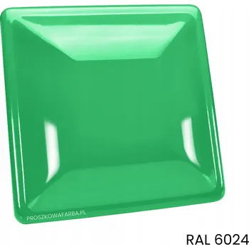 Lak na dřevo BARVA RAL 6024 Polyesterová Zelená Výstražná SATÉN 1 kg