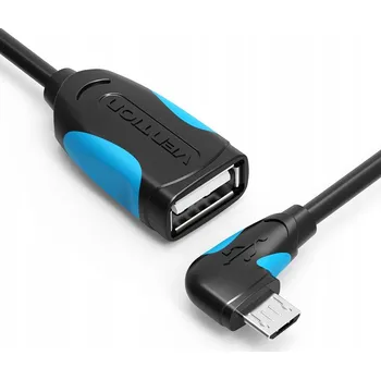 Datový kabel Kabel Vention USB - microUSB typ B, 0,1 m, černý