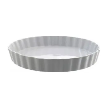 Forma na pečení forma koláč d28cm, bílý porcelán