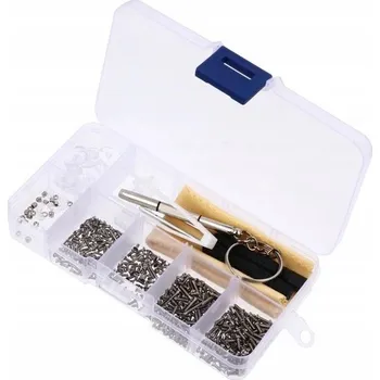 Příslušenství k vrtačce SADA NA OPRAVU BRÝLÍ PŘÍSLUŠENSTVÍ K OPRAVĚ 500 ŠROUBKŮ