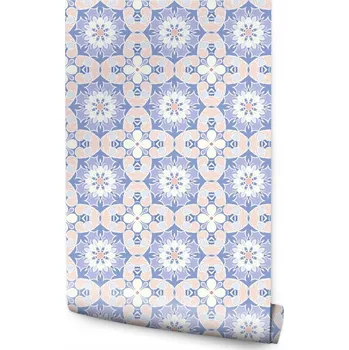 Fototapeta Tapeta na zeď do obýváku pastelová ozdobná mozaika