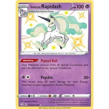 Sběratelská karetní hra Galarian Rapidash SV048/SV122 - Shining Fates
