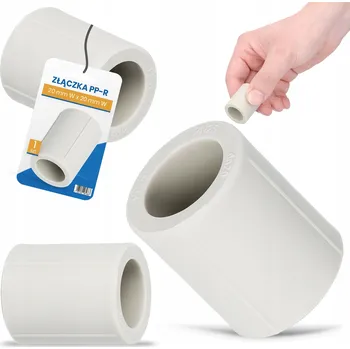 Vodovodní potrubí PP-R nátrubek PP-R Polypropylen fi 20 spojka