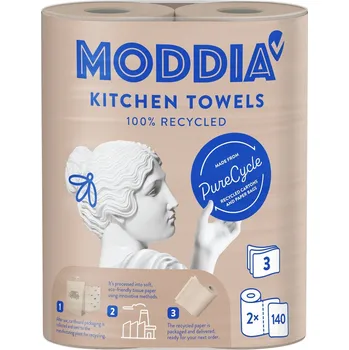Utěrka Moddia Kuchyňské utěrky PureCycle 3vrstvé