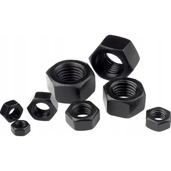 Matice ŠESTIHRANNÁ MATICE DIN 934 M10 10.9 černá 1 kg