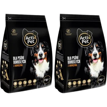 Krmivo pro psa Krmivo krmivo s jehněčím masem pro psy 2x2 kg Activ Pet