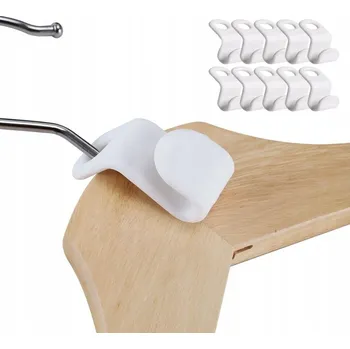 Věšák Plastové ramínko Ecarla bílé