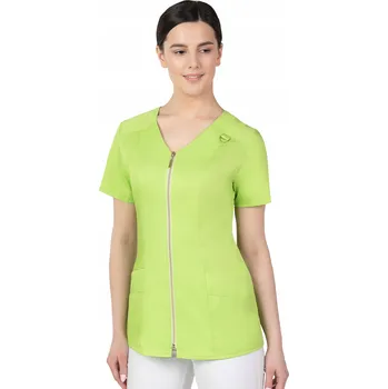 Dámské sako 50 DÁMSKÝ ZDRAVOTNICKÝ ŽAKET halenka NA ZIP kosmetická zástěra 379