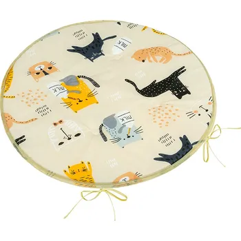 Podsedák Bellatex Sedák Adéla kulatý hladký Béžová,Černá,Šedá