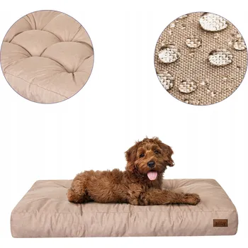 Pelíšek pro psa Matrace pro psy PillowPrim béžová 90 cm x 70 cm