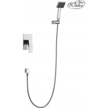 Vodovodní baterie Jednopáková nástěnná vanová a sprchová baterie Blue Water DENVER, stříbrná