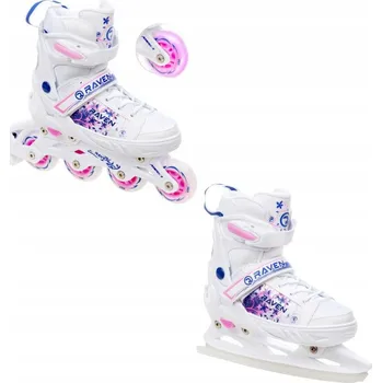 Kolečkové brusle Raven Meia 2v1 EU 31-35, dámský (se zoubky) + DÁREK