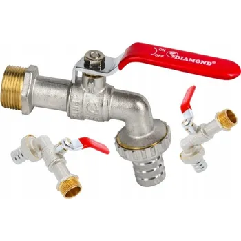 Ventil Kulový kohout DMD 1/2'' ZAWÓR CZERPALNY 2502-15