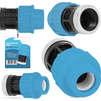 Vodovodní potrubí PE spojka TRCR 20 mm