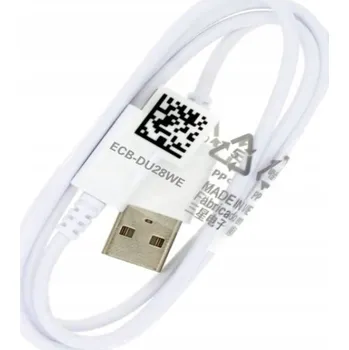 Náhradní díl pro mobilní telefon Kabel Samsung USB - microUSB typ B 0,8 m bílý