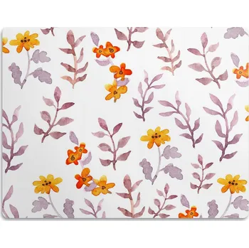 Obraz Ochranná podložka pod misku - Květinový vzor, 90x60 cm