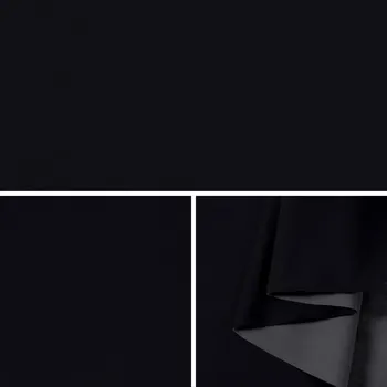 Alicante potahová látka nubuk černá 145 cm