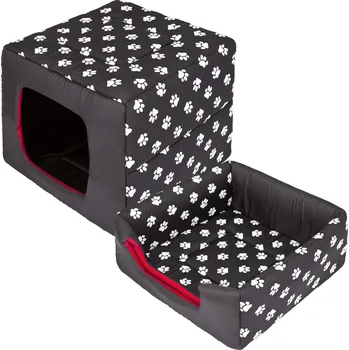 Pelíšek pro psa Bouda a Pelíšek v jednom - Domeček pro psa, Pelíšek pro psa 55x55 cm Doggy