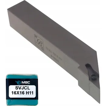Pracovní nůž Nůž nůž SVJCL 1616 H11, destička VCMT 1103 MBC