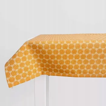 Prostěradlo Krásný oranžový ubrus se vzorem do obýváku 130x170cm Letycja