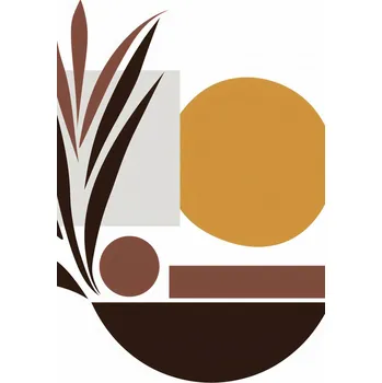 Plakát Plakát Stylizace Rostlin bez rámu 61 x 90,5 cm