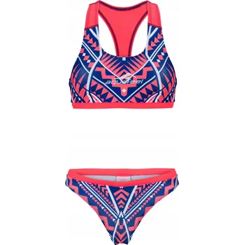 Dámské plavky Dvoudílné plavky dámské aquaFeel Racerback Wild Graphic S