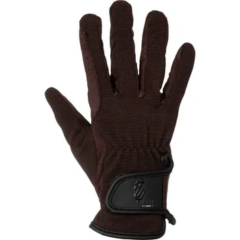 Jezdecké rukavice Umbria Equitazione Rukavice jezdecké Amara Umbria Equitazione, hnědé XL