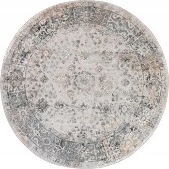 Koberec Koberec VALLEY 100x100 Kruh Dvouúrovňový Moderní Elegantní Vintage