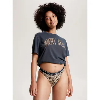 Dámská móda Dámské kalhotky UW0UW04581 0HD zvířecí vzor - Tommy Hilfiger L