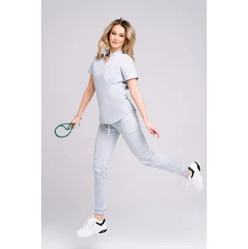 Dámské kalhoty Zdravotnické kalhoty SpaWear světle šedé L