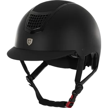 Jezdecká přilba EQUESTRO Helma jezdecká Eclipse Plain Matt Equestro, černá Obvod hlavy: 59-61 cm