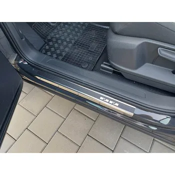 Tuning Prahové lišty VW Tiguan II 2016- • nerez s karbonem • Alu-Frost