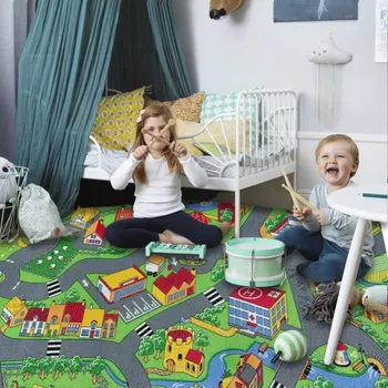 Koberec Koberec metráž Breno LITTLE VILLAGE /filc 90 Označení šíře role: 4 m