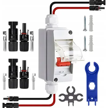 vypínač ODPOJOVAČ STEJNOSMĚRNÉHO PROUDU IP65 VODOTĚSNÝ 2P 32A 500V