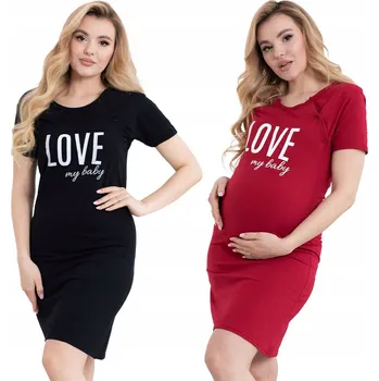 Dámské noční prádlo SADA 2 KUSŮ TĚHOTENSKÉHO NOČNÍ NA KOJENÍ XXL