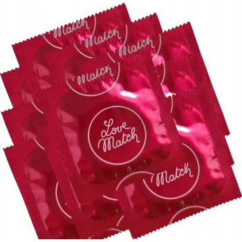 Kondom STIMULAČNÍ KONDOMY LOVE MATCH S VRÁŽKAMI 10 KS